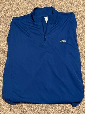 Lacoste Sport Blue 1/4 Zip XL